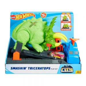 Hot Wheels "Smashing Triceraptos" set prikaz ambalaže