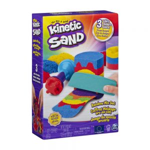 Kinetički pijesak Pijesak u duginim bojama set za igru