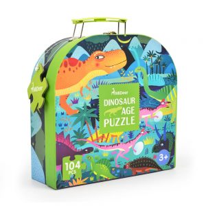 Mideer puzzle u kovčegu Dinosauri prikaz pakiranja