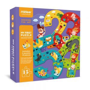 Mideer moje prve puzzle Brojevi prikaz ambalaže puzzli za dijete