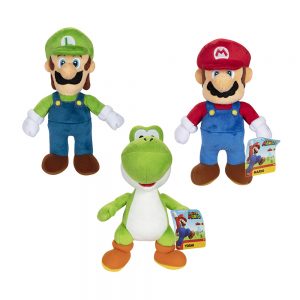 Super Mario plišana igračka 23 cm u različitim varijantama, likovi Super MArio, Yoshi i Luigi