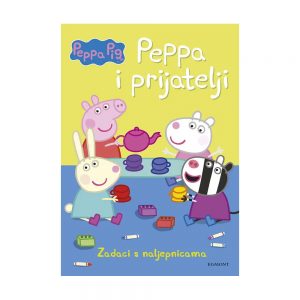 Peppa Pig i prijatelji knjižica sa zadacima i naljepnicama; www.pandin-brlog.hr - web trgovina licenciranih proizvoda i igračaka