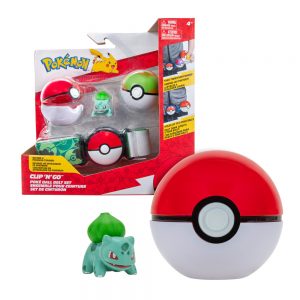 poke ball pojas Bulbasaur akcijska figura i Poke lopta sa prikazom ambalaže