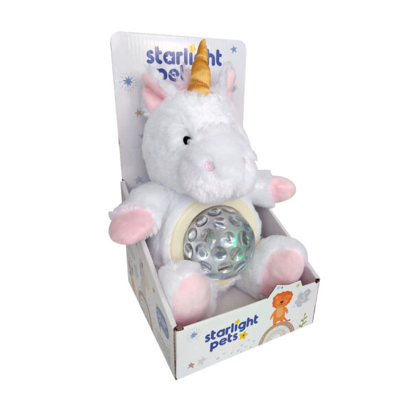 Starlight petsa jednorog glazbena plišana igračka za bebe sa nježnim noćnim svjetlom i uspavankom