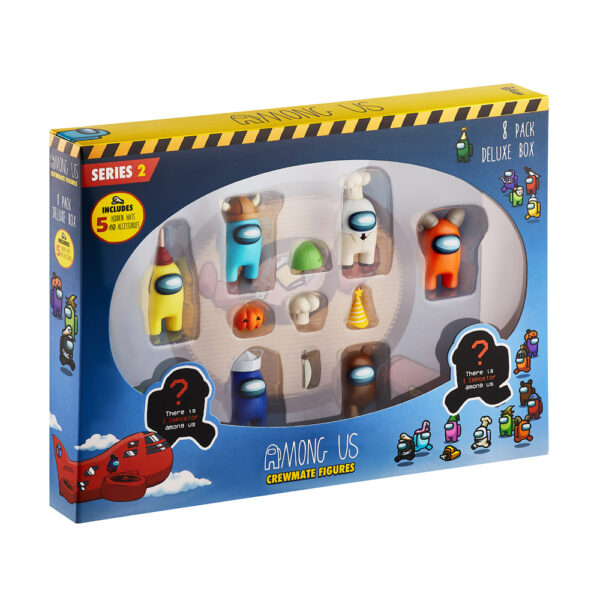 Among Us S2 figurice 8pk, set za igru sa dodacima; Pandin brlog webshop Hrvatska