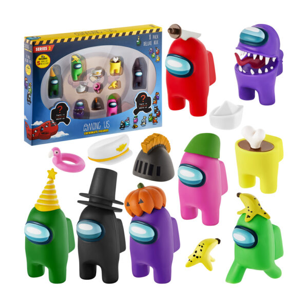 Among Us S2 figurice 8pk, set za igru sa dodacima; Pandin brlog webshop Hrvatska