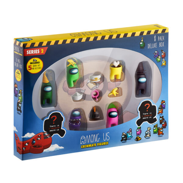Among Us S2 figurice 8pk, set za igru sa dodacima; Pandin brlog webshop Hrvatska
