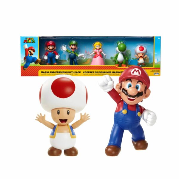 Super Mario set figurica "Mario i prijatelji" set za igru sa figuricama i ambalažom
