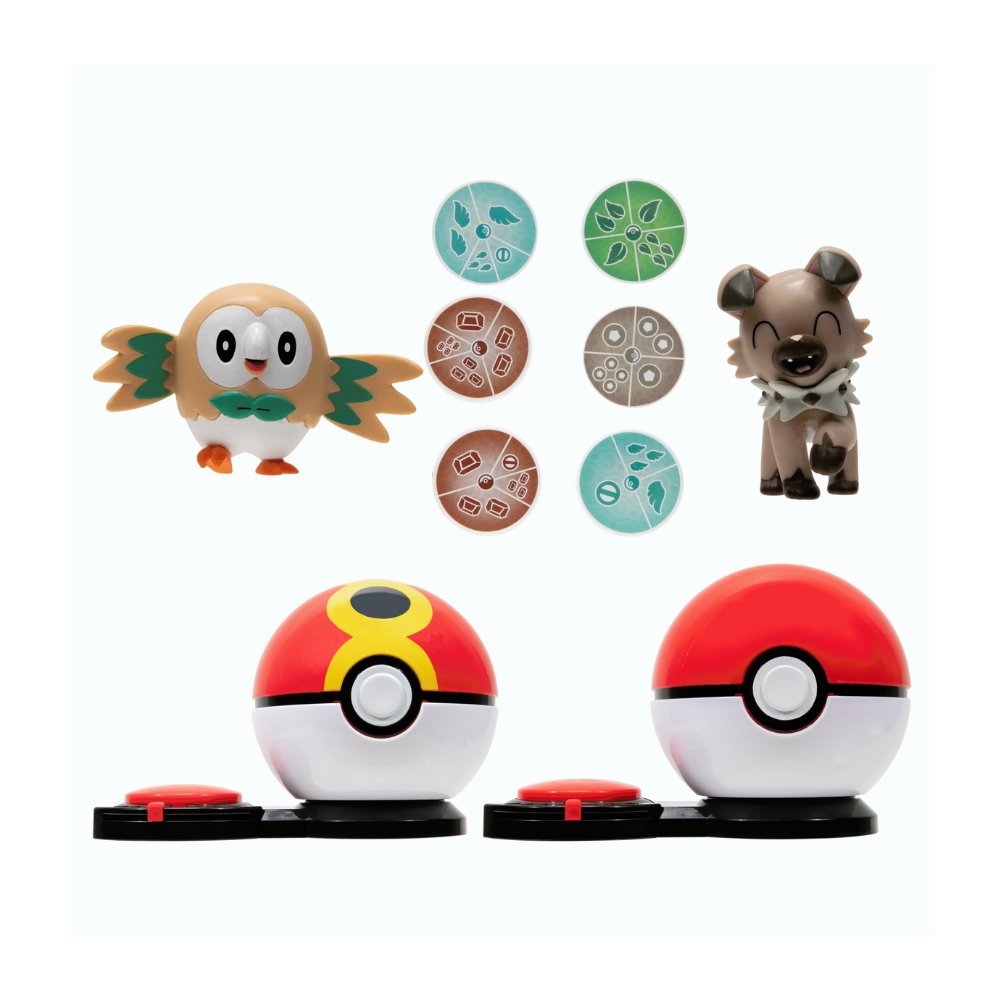 Pokemon "Surprise Attack" Rowlet vs. Rockruff set za igru