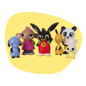 Bing i prijatelji set vinil figura za igru 6pk prikaz van ambalaže