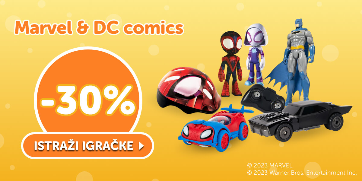 Marvel & DC comics igračke - 30% - akcija