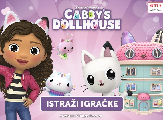 Gabby's Dollhouse ponuda dječjih igračaka