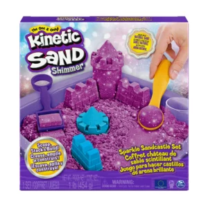 Kinetic Sand Pješčani dvorac svjetlucava ljubičasta rikaz ambalaže