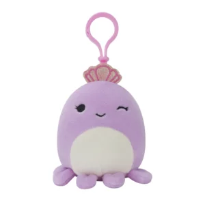 Squishmallows plišani privjesak mala hobotnica Violet 9 cm