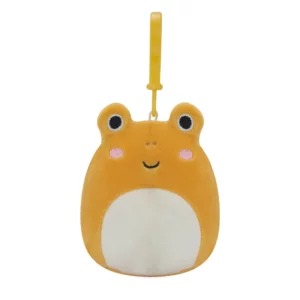 Squishmallows plišani privjesak narančasta žabica Toad 9 cm