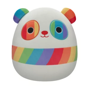 Squishmallows plišana igračka panda duginih boja 30 cm