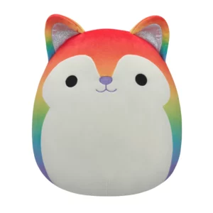 Squishmallows plišana igračka pas haski duginih boja 30 cm