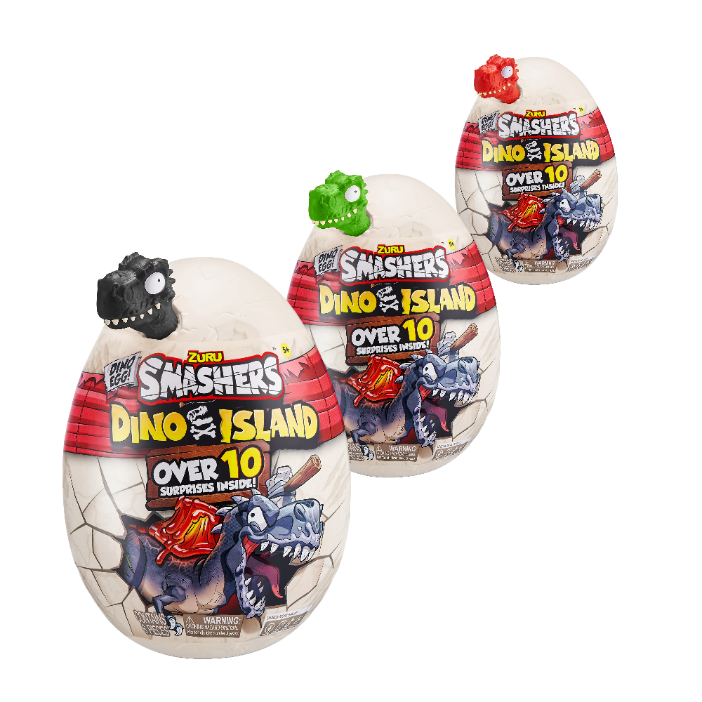 Smashers jaja iznenađenja s dinosaurima Dino Island mini egg prikaz vrsta jaja iznenađenja