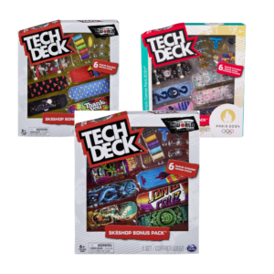 Tech Deck dječje igračke Sk8Shop Bonus Pack 6pk prikaz varijanti