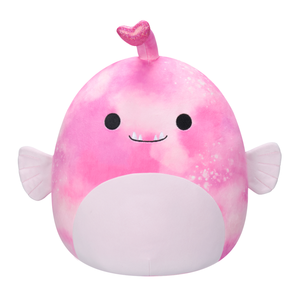 Squishmallows plišana igračka riba udičarka sa srcem