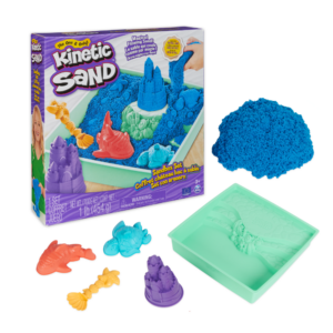 Kinetički pijesak Pješčanik s priborom plavi set za igru