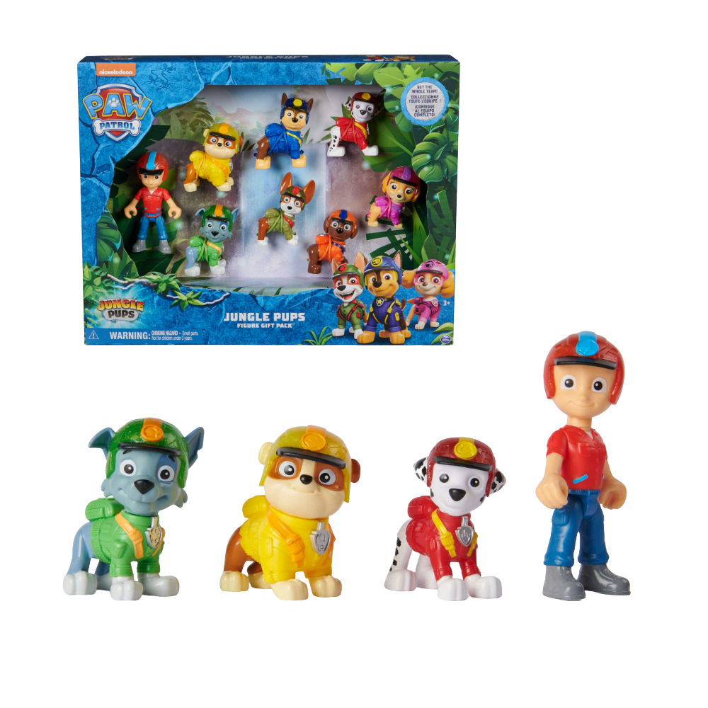 Paw Patrol igračke Jungle Pups poklon set
