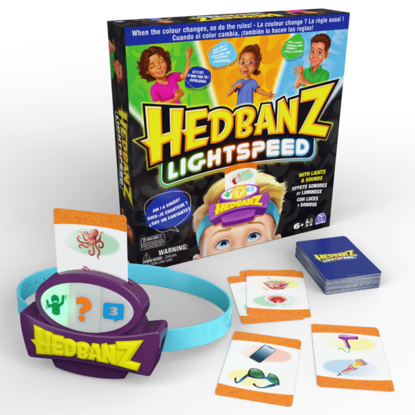Društvena igra za djecu Hedbanz Lightspeed