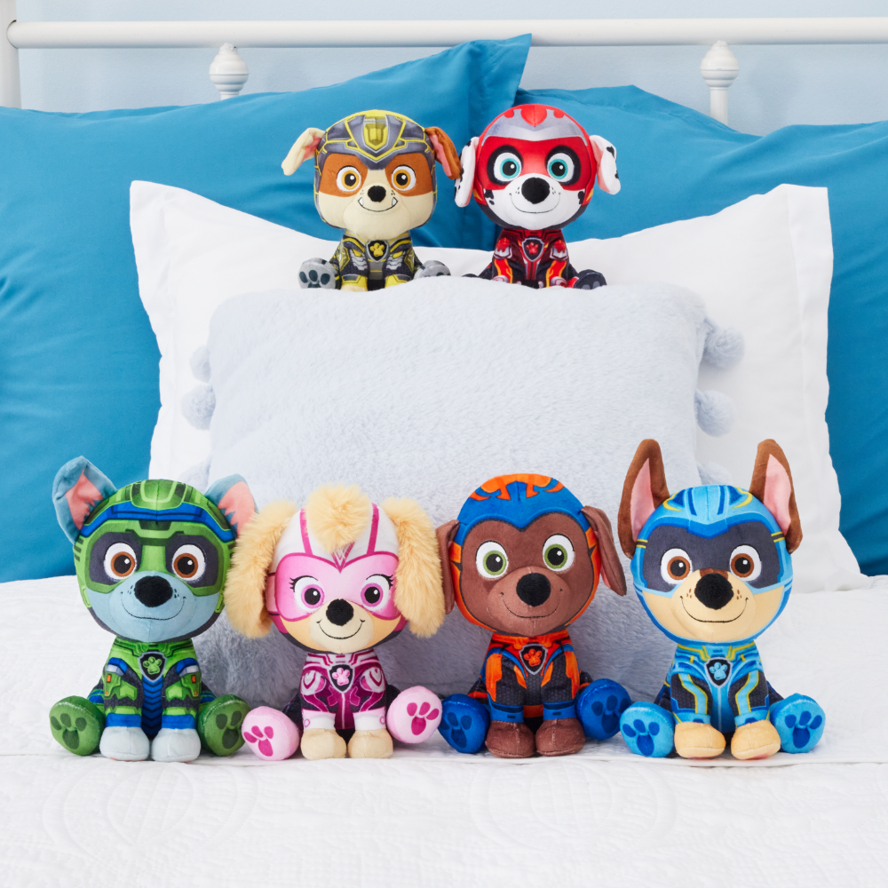 Paw Patrol Mighty Movie 2 plišane igračke prikaz varijanti