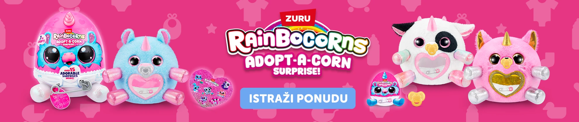 Adopt a corn dječje igračke desktop banner