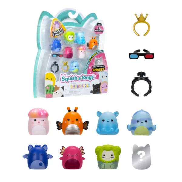 Squish-a-longs mini figure set U kinu 8pk Squishmallows