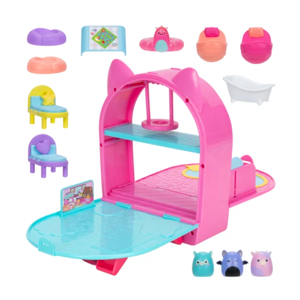 Squish-a-longs mini figure set Party za ekipu Squishmallows