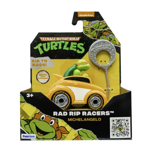 Nindža kornjače vozilo s figurom Michelangelo Rad Rip Racers Classic - Slika 4