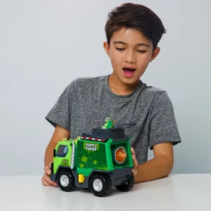 Nindža kornjače Trash N' Battle smetlarski kamion za igru - Slika 2