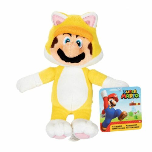 Super Mario | Plišana igračka Mario Cat 15cm - Slika 1