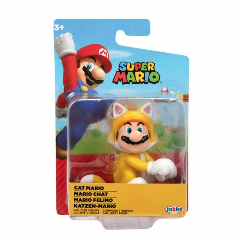 Super Mario figurica Mario Cat 6 cm