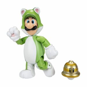 Super Mario - Figurica 10cm Luigi Cat - Slika 2