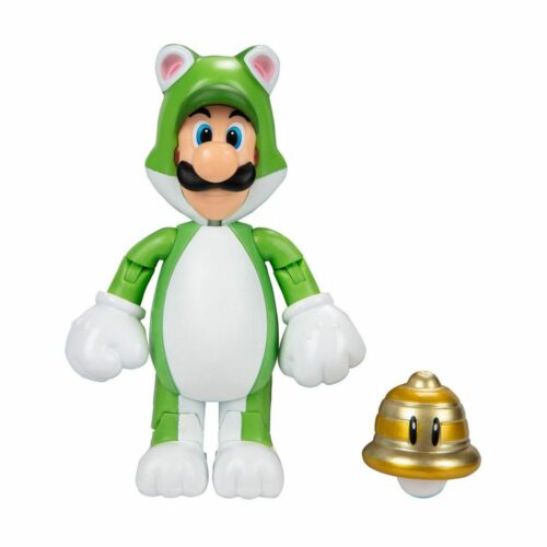 Super Mario - Figurica 10cm Luigi Cat - Slika 3