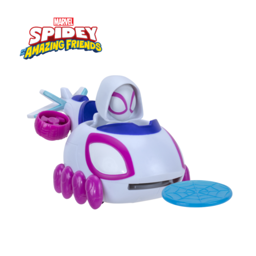 Spidey dječje igračke Disc Dashers Ghost Spider vozilo - Slika 3
