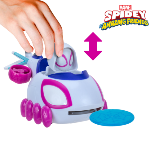 Spidey dječje igračke Disc Dashers Ghost Spider vozilo - Slika 2