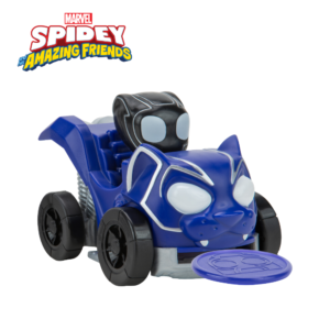 Spidey dječje igračke Disc Dashers Black Panther vozilo - Slika 3