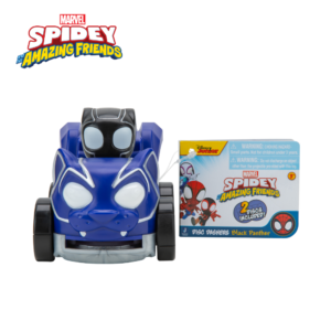 Spidey dječje igračke Disc Dashers Black Panther vozilo - Slika 1