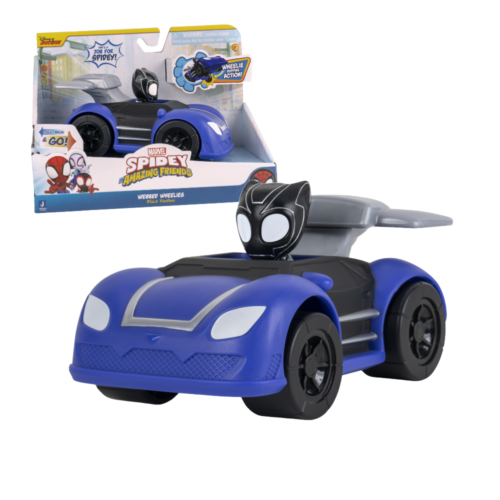 Spidey igračke Black Panther Webbed Wheelies vozilo - Slika 1