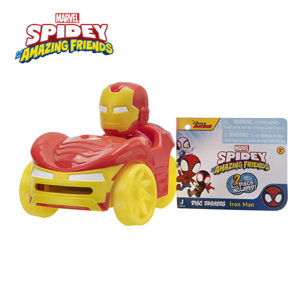 Spidey dječje igračke Disc Dashers Iron Man vozilo