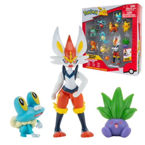 Pokemon veliki set figura 10pk Cinderace - Slika 1