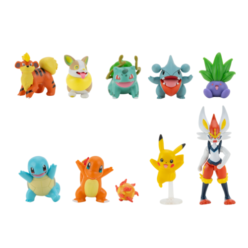 Pokemon veliki set figura 10pk Cinderace - Slika 3