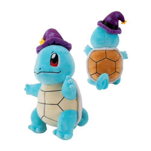Pokemon plišana igračka blagdanski Squirtle s kapom, 20 cm - Slika 3