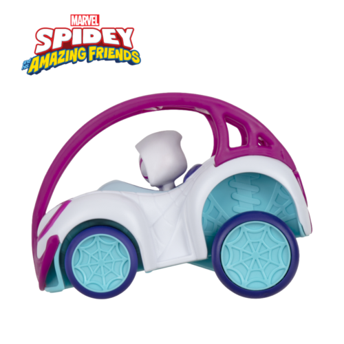 Spidey igračke Power rollers Ghost Spider vozilo - Slika 2