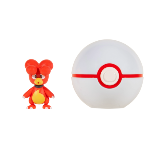 Pokemon set za igru akcijska figura Magby & Premier Ball - Slika 2