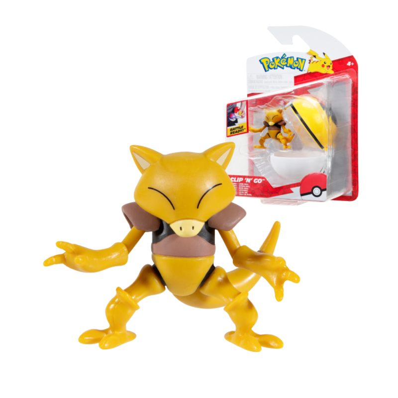 Pokemon figura Abra & Level Ball Clip 'N go set za igru
