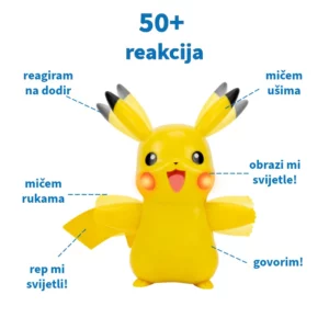 Pokemon interaktivna igračka Moj prijatelj Pikachu, sa zvukom - Slika 3